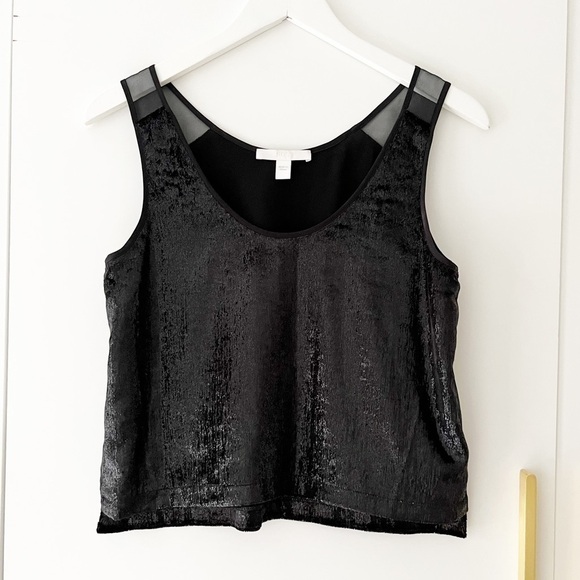 Hugo Boss Crushed Velvet Sleeveless blouse STUNNING - Picture 2 of 5